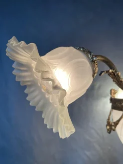 Online Pamono French Art Deco 3-Branch Chandelier, 1920s