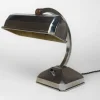 Sale Pamono French Art Deco Chromed Articulated Bankers Desk Lamp, 1930s