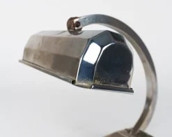 Sale Pamono French Art Deco Chromed Articulated Bankers Desk Lamp, 1930s