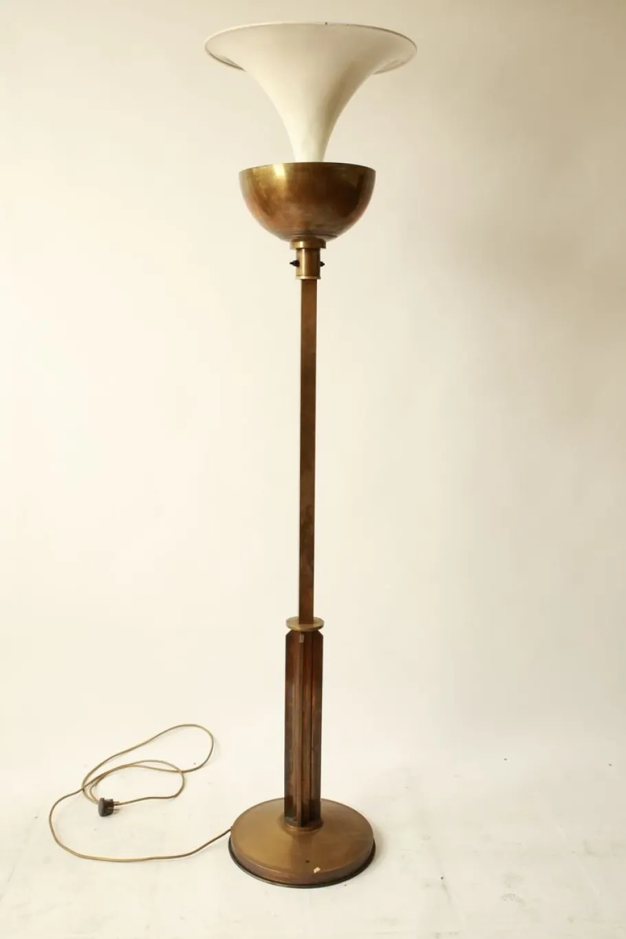 New Pamono French Art Deco Floor Lamp, 1920s