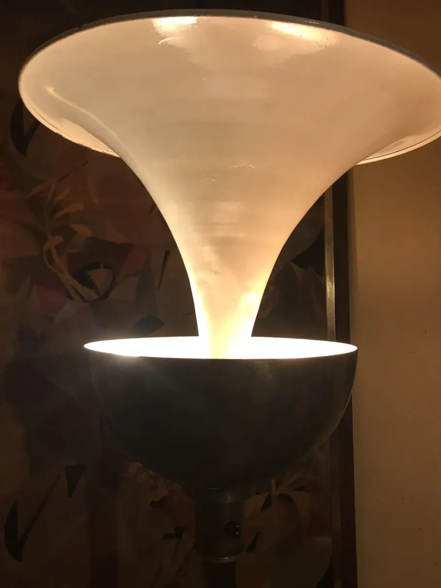 New Pamono French Art Deco Floor Lamp, 1920s