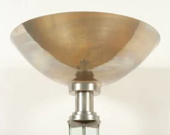 Hot Pamono French Art Deco Floor Lamp in the style of Jacques Adnet, 1930s