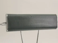 Clearance Pamono French Art Deco Green and Chrome Table Lamp by Eileen Gray for Jumo, 1940s