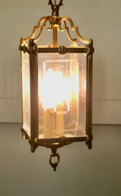 Online Pamono French Art Deco Hanging Lanterns, 1920s, Set of 2