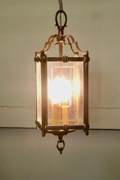 Online Pamono French Art Deco Hanging Lanterns, 1920s, Set of 2