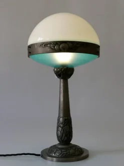 Outlet Pamono French Art Deco Ilrin Table Lamp by L. Bosi & Cie., Paris, France, 1930s