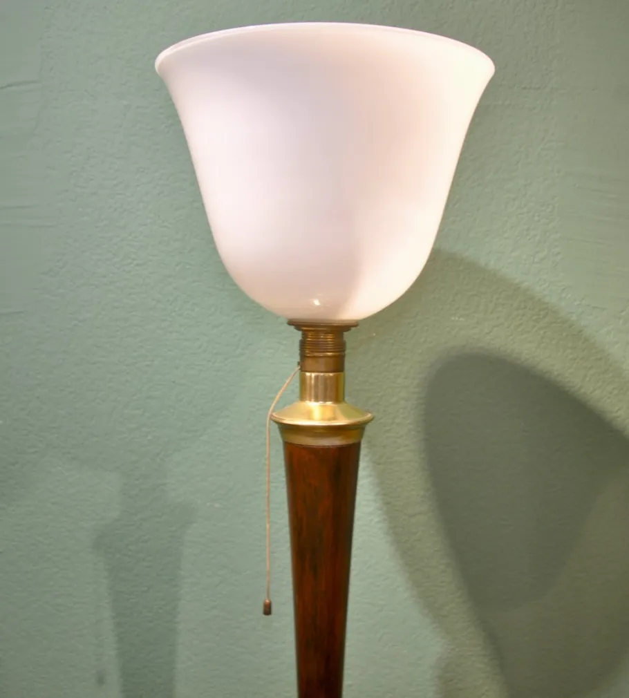 Sale Pamono French Art Deco Lamp from Mazda Brand