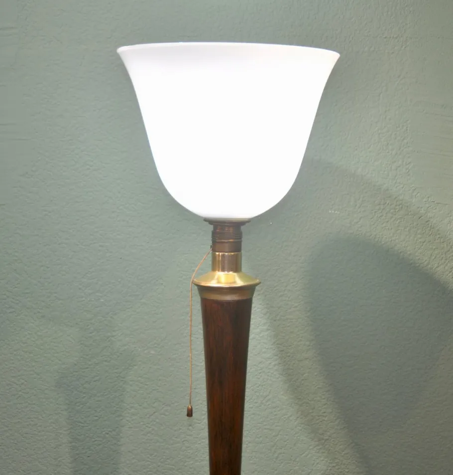 Sale Pamono French Art Deco Lamp from Mazda Brand