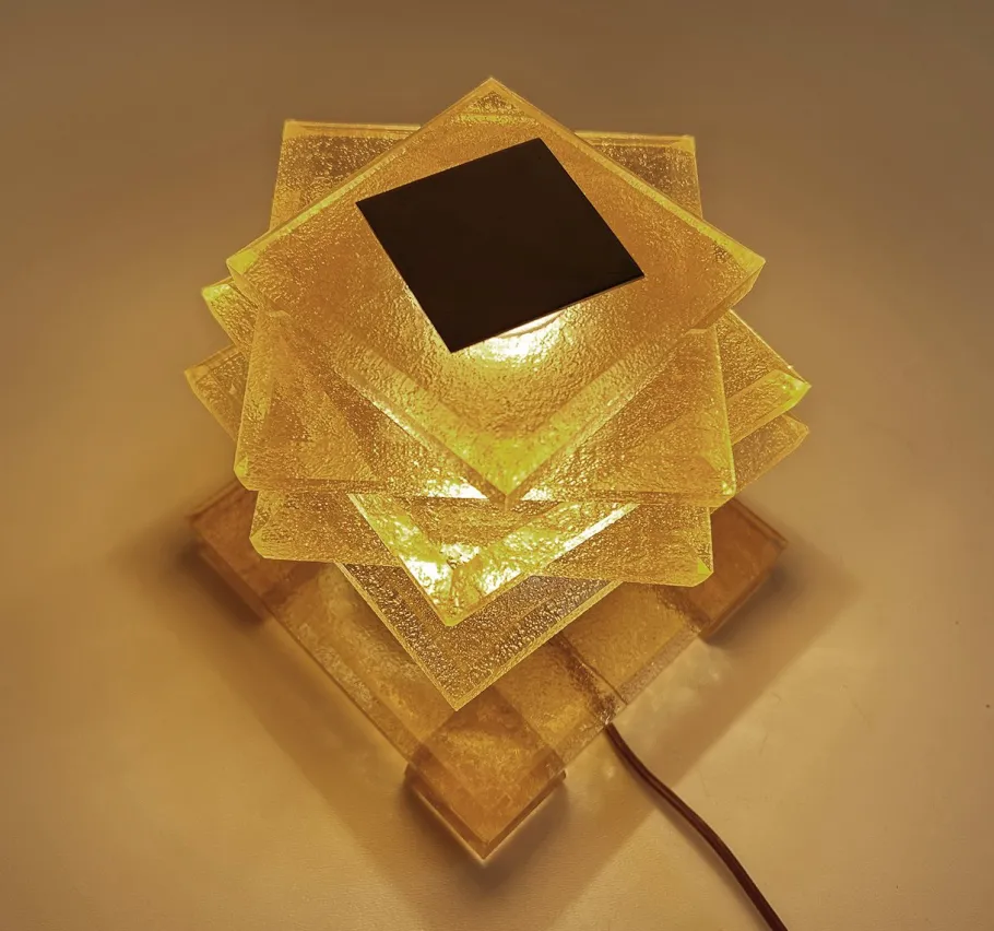 New Pamono French Art Deco Table Lamp from Maison Desny, 1930s