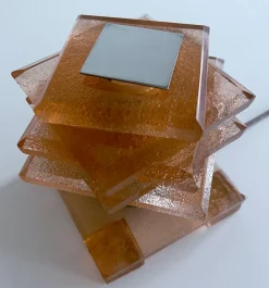 New Pamono French Art Deco Table Lamp from Maison Desny, 1930s