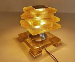 New Pamono French Art Deco Table Lamp from Maison Desny, 1930s