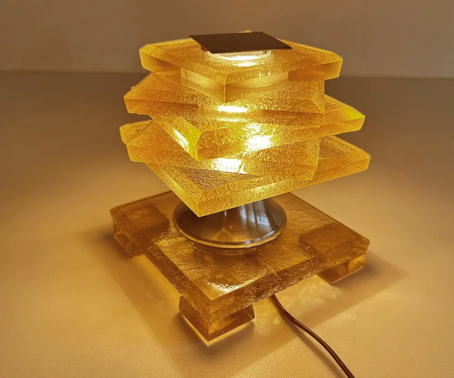 New Pamono French Art Deco Table Lamp from Maison Desny, 1930s