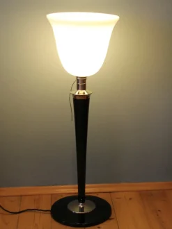 Discount Pamono French Art Deco Table Lamp from Mazda, 1950s