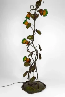 Sale Pamono French Art Nouveau Heron Floor Lamp, 1890s