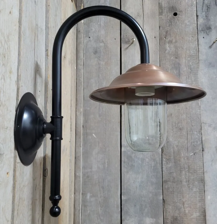 Outlet Pamono French Black Copper Outdoor Barn Light