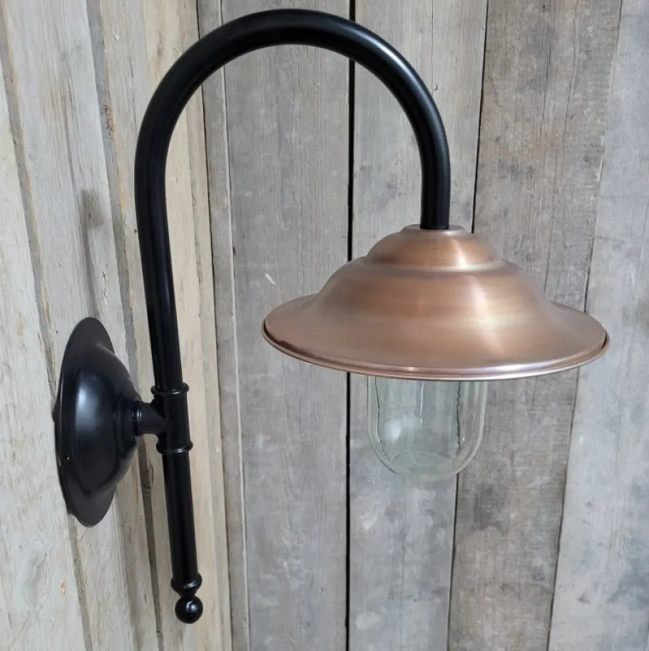 Outlet Pamono French Black Copper Outdoor Barn Light