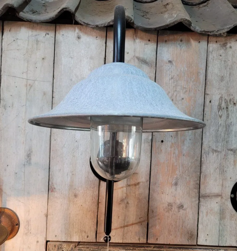 Outlet Pamono French Black Zinc Outdoor Barn Light