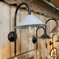 Outlet Pamono French Black Zinc Outdoor Barn Light