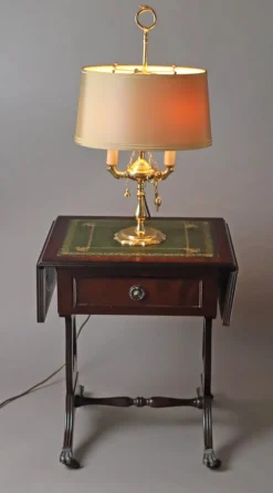 Online Pamono French Bouillotte Brass Table Lamp, 1970s