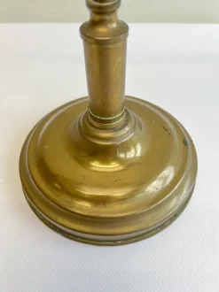 Sale Pamono French Brass Adjustable Desk Lamp with Opaline Glass Shade, 1950s