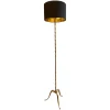 Outlet Pamono French Brass Faux Bamboo Floor Lamp, 1960s