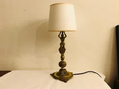 Hot Pamono French Brass Lamp, 1950s