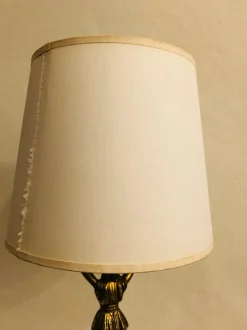 Hot Pamono French Brass Lamp, 1950s