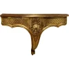 Clearance Pamono French Carved Gilt Corner Console Wall Shelf, 1890s
