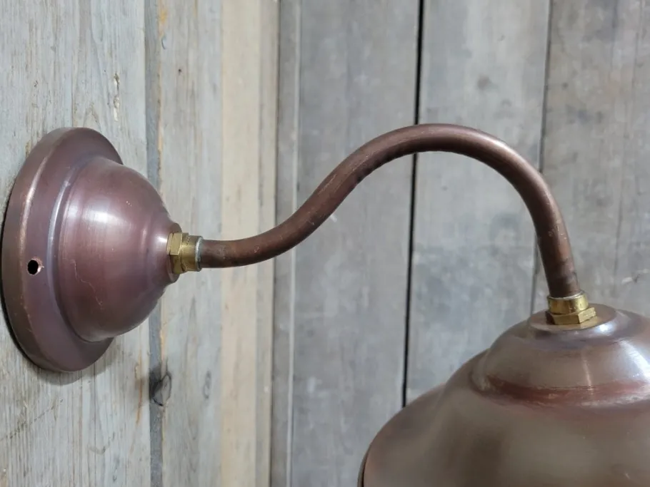 Outlet Pamono French Classic Copper Outdoor Barn Light Lamp