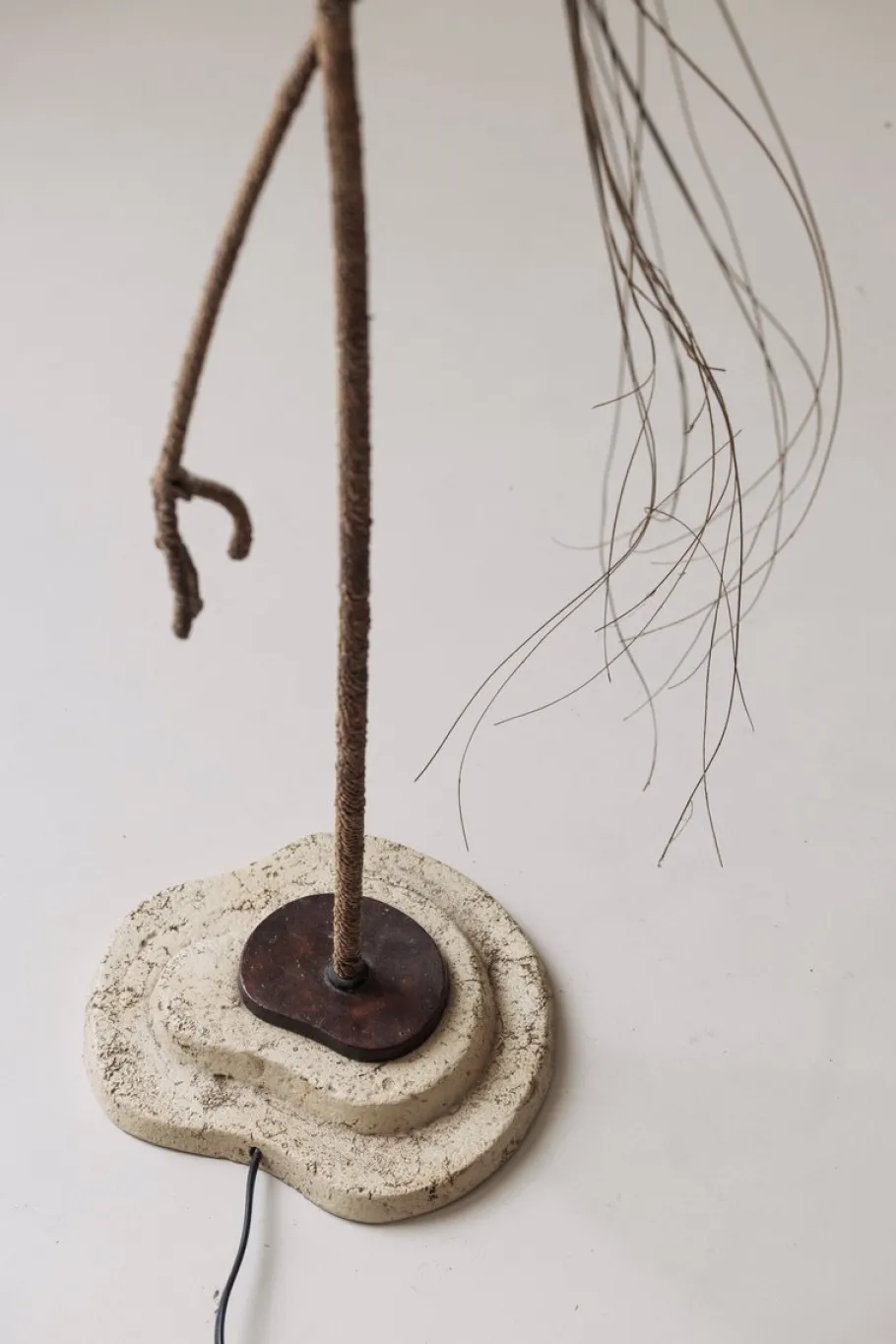 Outlet Pamono French Crane Bird Floor Lamp, 1970s