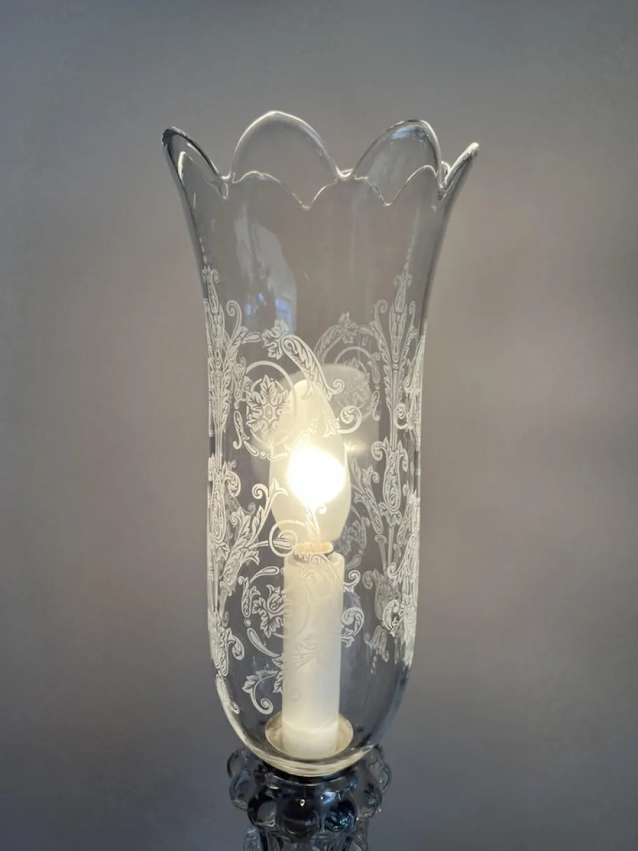 Pamono French Crystal Lamp from Baccarat, 1990