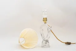 Online Pamono French Daum Crystal Glass Table Lamp, 1960s