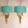 Best Pamono French Empire Style Bouillotte Wall Sconces from Versace, 1980s, Set of 2