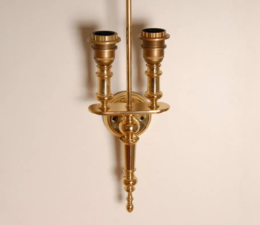 Best Pamono French Empire Style Bouillotte Wall Sconces from Versace, 1980s, Set of 2