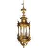 Online Pamono French Fire Bronze & Brass Lantern Hanging Light