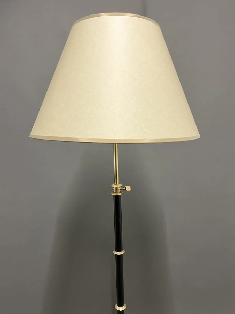 New Pamono French Floor Lamp by Jacques Adnet, 1950s