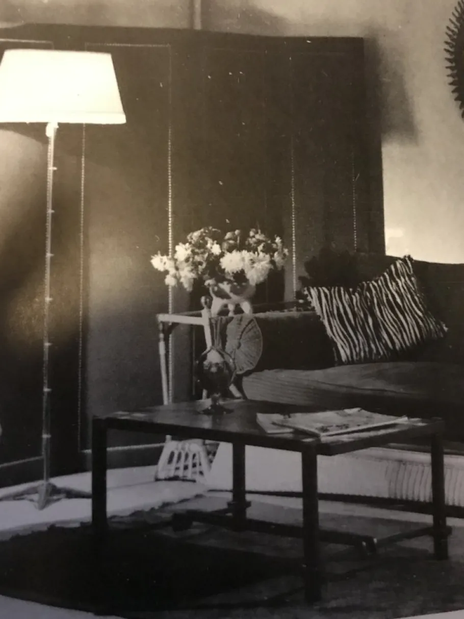 New Pamono French Floor Lamp by Jacques Adnet, 1950s