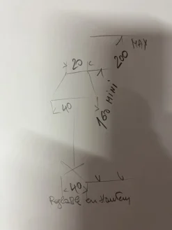 New Pamono French Floor Lamp by Jacques Adnet, 1950s