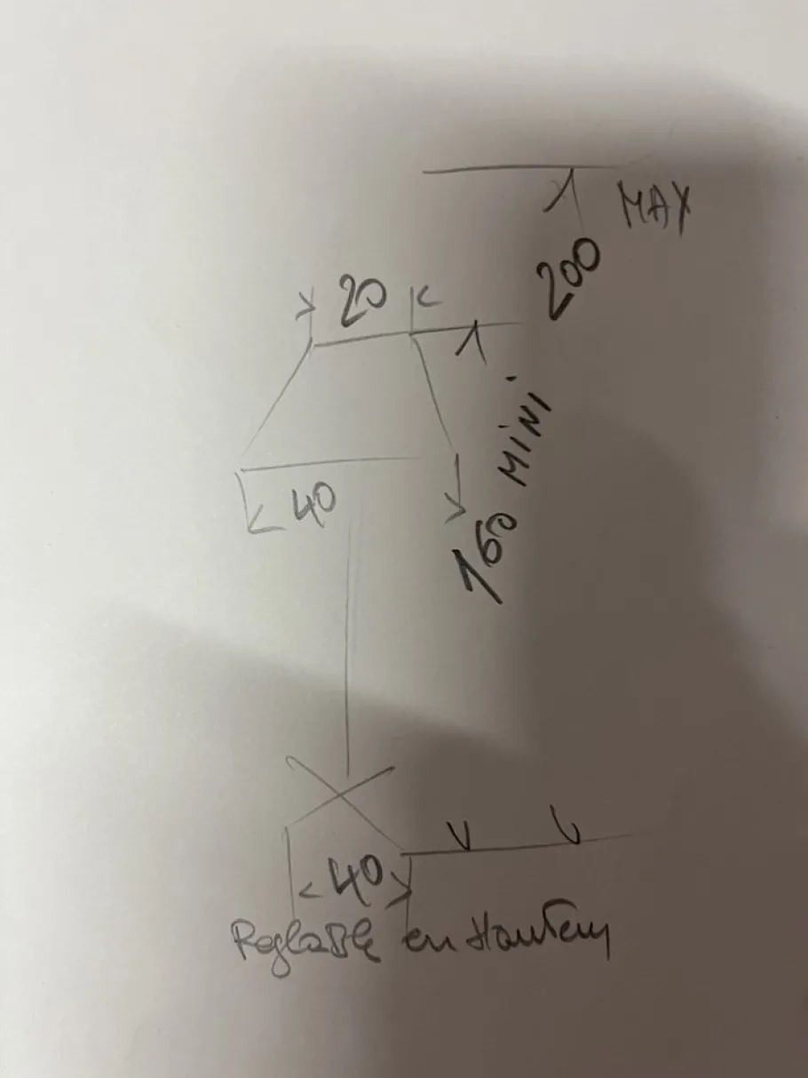 New Pamono French Floor Lamp by Jacques Adnet, 1950s