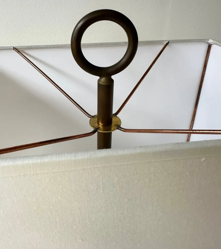 Clearance Pamono French Fractal Resin Table Lamps with Leaves, 1970s, Set of 2