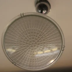 Clearance Pamono French Industrial Pendant Lamp from Holophane, 1940s