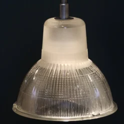 Clearance Pamono French Industrial Pendant Lamp from Holophane, 1940s