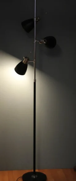 Hot Pamono French 3-Light Floor Lamp by Étienne Fermigier for Monix, 1960s
