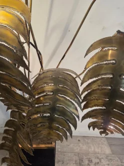 Discount Pamono French Monstera Floor Lamp from Maison Jansen, 1975