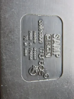 Pamono French Orange Table Lamp by Jean René Talopp for Manade, 1970s