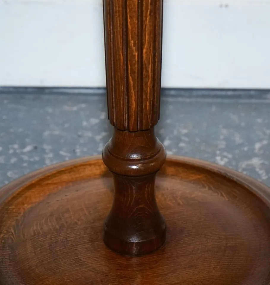 Clearance Pamono French Polished Walnut Standard Floor Lamp, 1930s