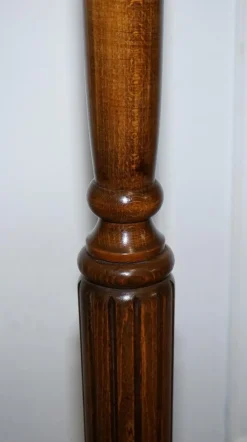 Clearance Pamono French Polished Walnut Standard Floor Lamp, 1930s