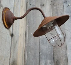 Online Pamono French Rusty Outdoor Barn Lamp Light