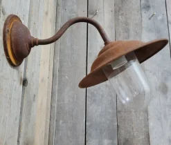 Online Pamono French Rusty Outdoor Barn Lamp Light