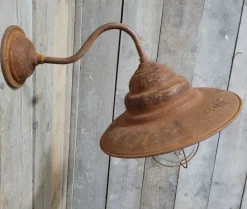 Online Pamono French Rusty Outdoor Barn Lamp Light
